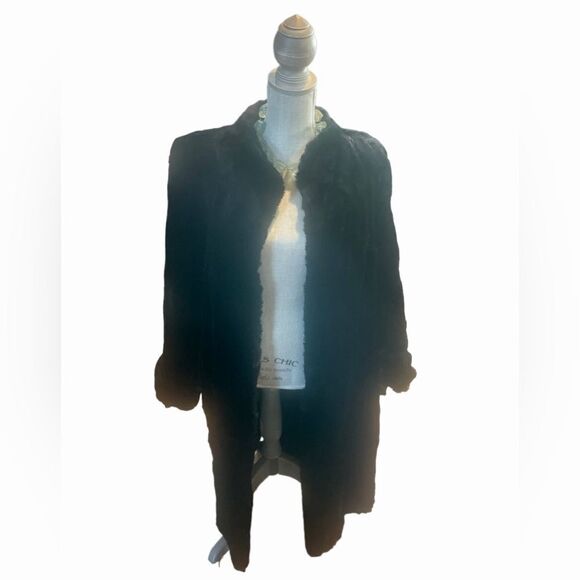 Rabbit fur coat vintage L (4350) - Picture 1 of 6